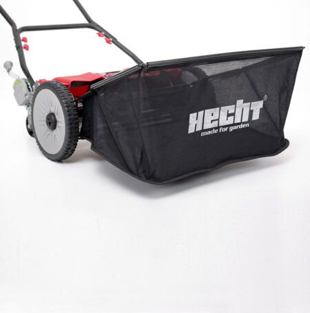 HECHT Spindelmäher 514 mit 46 cm Arbeitsbreite, 9-facher Schnitthöhenverstellung und 50-Liter-Fangkorb – umweltfreundlich, leise und ideal für kleine Rasenflächen mit exaktem Schnittbild.