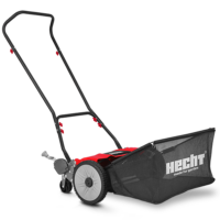 HECHT Spindelmäher 514 mit 46 cm Arbeitsbreite, 9-facher Schnitthöhenverstellung und 50-Liter-Fangkorb – umweltfreundlich, leise und ideal für kleine Rasenflächen mit exaktem Schnittbild.