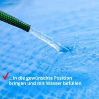 HECHT Stahlrohr Pool 3690 BLUESEA, 360x76cm.