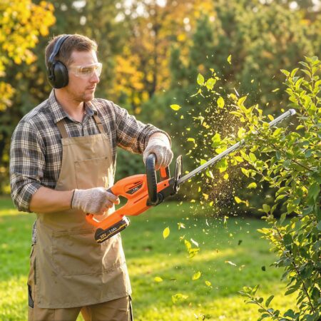Heckenschere Akku elektrisch kabellos mit Schnittlänge 51cm