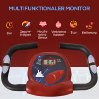 Heimtrainer mit Magnetwiderstand 8 Stufen und LCD-Display