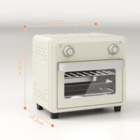 Heissluftfritteuse mit Grill Backen Frittieren Timer 10L 1000W