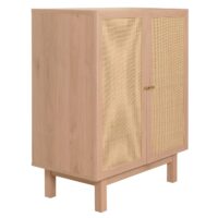 Highboard Kommode Sideboard Kubu Rattan 98x79x42cm natur