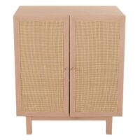 Highboard Kommode Sideboard Kubu Rattan 98x79x42cm natur