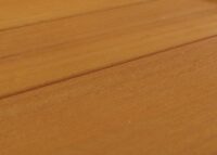 Holz Hochbeet mit Rankgitter und Ablage 177x77x33 cm natur