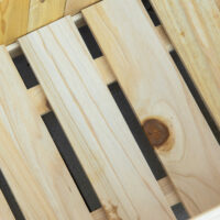 Hochbeet klappbar für Garten und Terrasse, aus Holz, Naturfarbe.