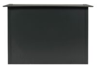 Metall Hochbeet anthrazit 110x110 cm mit Schneckenkante