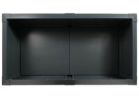 Metall Hochbeet anthrazit 170x78x90 cm mit Schneckenkante