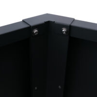 3er Set Metall Hochbeet anthrazit Pflanzbeet für Gemüse und Blumen