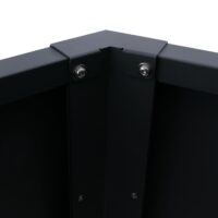 Metall Hochbeet anthrazit 77x100x88 cm Pflanzbeet Garten