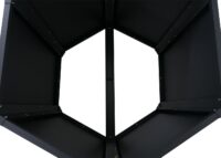 Metall Hochbeet anthrazit 77x100x88 cm Pflanzbeet Garten