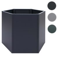 Metall Hochbeet anthrazit 77x100x88 cm Pflanzbeet Garten