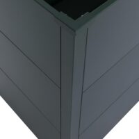 3er Set Metall Hochbeet grün Pflanzkübel Gemüsebeet 77x286x88 cm