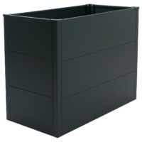 3er Set Metall Hochbeet grün Pflanzkübel Gemüsebeet 77x286x88 cm