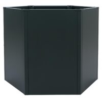 3er Set Metall Hochbeet grün Pflanzkübel Gemüsebeet 77x286x88 cm