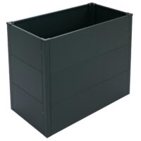 Metall Hochbeet grün 77x100x50 cm Pflanzkübel für Garten