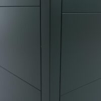 Metall Hochbeet grün 77x100x50 cm Pflanzkübel für Garten