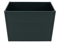 Metall Hochbeet grün 77x100x50 cm Pflanzkübel für Garten