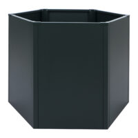 Metall Hochbeet grün 77x100x88 cm Pflanzkübel Garten