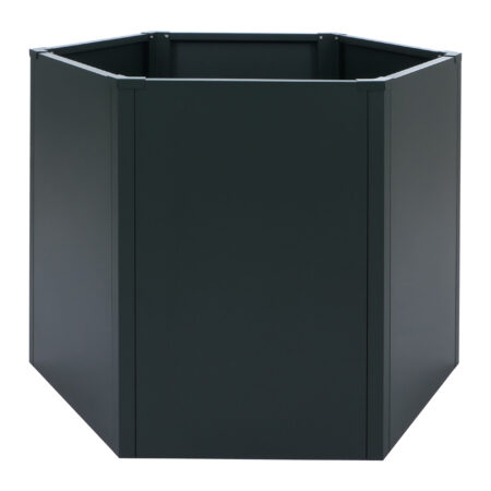 Metall Hochbeet grün 77x100x88 cm Pflanzkübel Garten