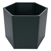 Metall Hochbeet grün 77x100x88 cm Pflanzkübel Garten