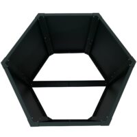 Metall Hochbeet grün 77x100x88 cm Pflanzkübel Garten