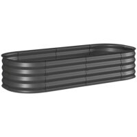 Hochbeet modular ohne Boden für Garten und Balkon 150x62x30cm