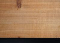 Hochbeet Pflanzkasten Blumenkasten Holz-Stahl 62x80x16cm natur schwarz