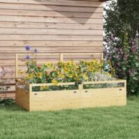Hochbeet Pflanzkasten mit Spalier wetterfest für Garten
