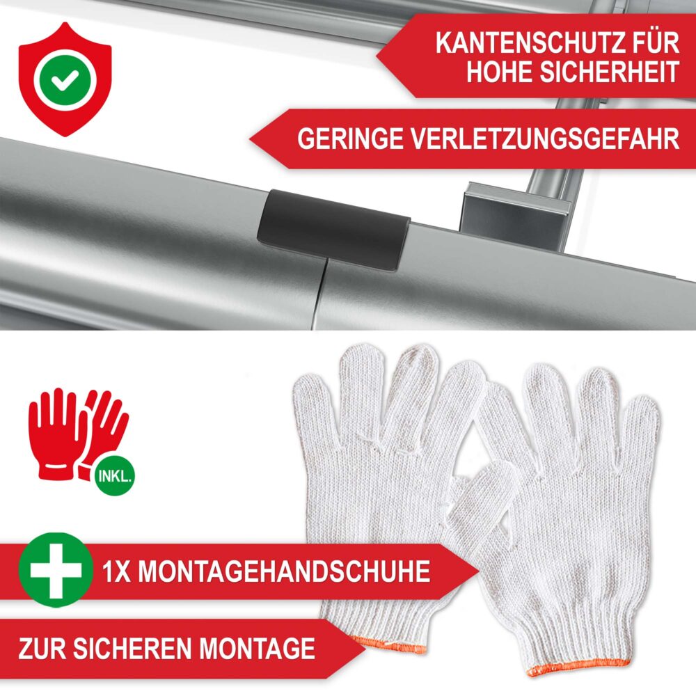 Extra großes Hochbeet aus Stahl für optimale Pflanzmöglichkeiten.