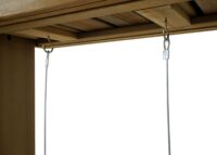 Hochbeet aus Tannenholz 145x85x50 cm mit Rankhilfe braun