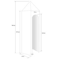 Hochbett Kinderbett 90x200cm aus Holz Weiss-Lila