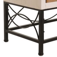 Hochschrank Bücherschrank mit Türen und Schublade 167x72x41cm