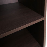 Hochschrank Highboard Türen Staufächer Schubladen 138x79x40cm Walnuss-Optik