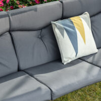 Hollywoodschaukel Gartenschaukel 3-Sitzer mit Sonnendach und Tisch