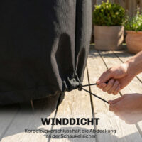 Hollywoodschaukel Abdeckung Schutzhülle für 3-Sitzer Gartenschaukel wetterfest wasserdicht