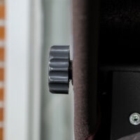Hollywoodschaukel 3 Personen mit verstellbarem Sonnendach braun