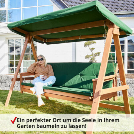 Hollywoodschaukel SolidRock ~ Liegefunktion
