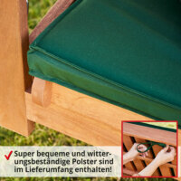 Hollywoodschaukel SolidRock ~ Liegefunktion