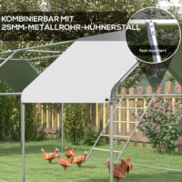 Hühnerleiter wetterfest mit 4 Sitzstangen für Hühnerstall Holz Stahl
