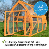 Hühnerstall Hühnerhaus Superhenne mit Nistkasten