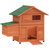 Hühnerstall mit Nistkasten Rampe und wasserdichtem Dach aus Holz