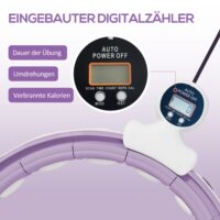 Hula Hoop Reifen verstellbar mit Gewicht und Zähler für Erwachsene