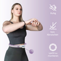 Hula Hoop Reifen verstellbar mit Gewicht und Zähler für Erwachsene
