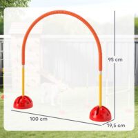 Hund Agility Trainingsset verstellbar mit Tragetasche für Hunde