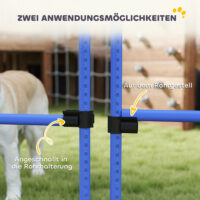 Hunde Agility Set 4-teilig mit Hürden für Sprungtraining