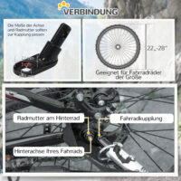 Gelber Hundeanhänger mit Sicherheitsleine und Netzfenstern, bis 20kg belastbar, bietet sichere und luftige Transportmöglichkeiten für kleine bis mittelgrosse Hunde.