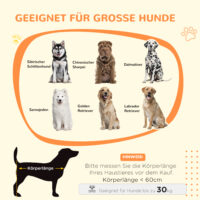 Hundebox mit Schiebetür und Belüftung aus Holz und Metall grau