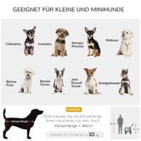Hundebuggy klappbar mit abnehmbarem Korb für kleine Hunde