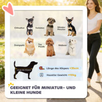 Hundebuggy Katzenwagen faltbar mit Regenschutz bis 10kg grau